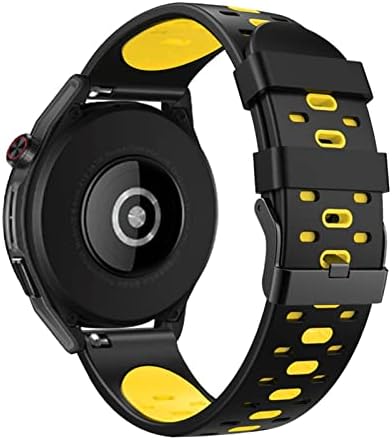 Tiras de silicone de 22 mm BRART para Suunto 9 Peak Outdoors Sport Smart Watch Breathable for Coros