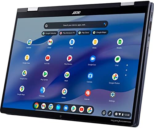 Acer 2023 Spin 2-em-1 714 Laptop de tela sensível ao toque do Chromebook 14 Wuxga, 12ª geração Intel 10-core I5-1235U,