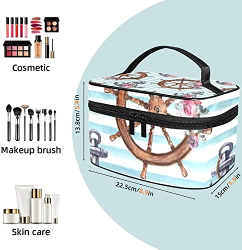 Organizador de bolsa de maquiagem de viagem Yoyoamoy, bolsa de armazenamento de higienes de higiene de
