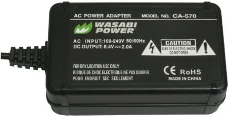 Adaptador de potência Wasabi Power CA para Canon Vixia HF M300