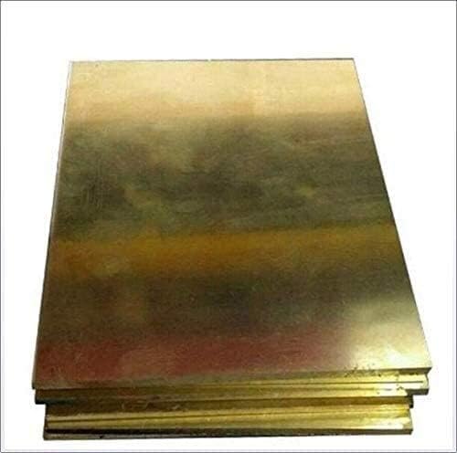 Placa de folha de folha fina de metal original Placa de folha de metal de cobre Placa de papel alumínio 0,8 mmx 100 x 150 mm Corte Placa de cobre de cobre Folha de cobre