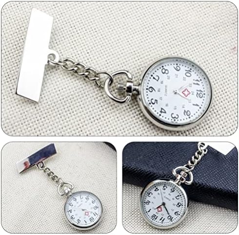 Abaodam Nurse Watch Clip- On Sonding Lapeel FOB Relógio Relógios Pocket Pocket Digital For Holdters