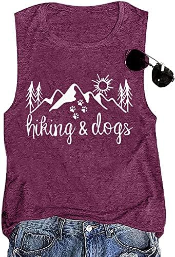 Camisetas da montanha para caminhadas Mulheres engraçadas Aventura Graphic Top Top Summer ao
