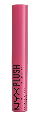 NYX Professional Makeup Plush Gel Lipstick, pó pastel, 0,05 onça