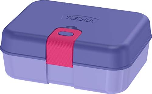 Thermos Kids Freestyle Kit Sistema de armazenamento de alimentos roxo, conjunto de 8 peças e funtainTer de