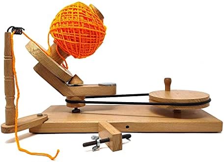 Premium de operação à mão Crafada Tricô e Crochet Ball Winder | Bola de bola de fios de madeira