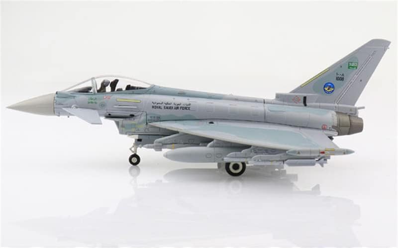Para Hobby Master Eurofighter Typhoon 1008/ZK068, Royal Saudi Air Force? 2014 1/72 Aeronave Diecast Modelo pré-construído