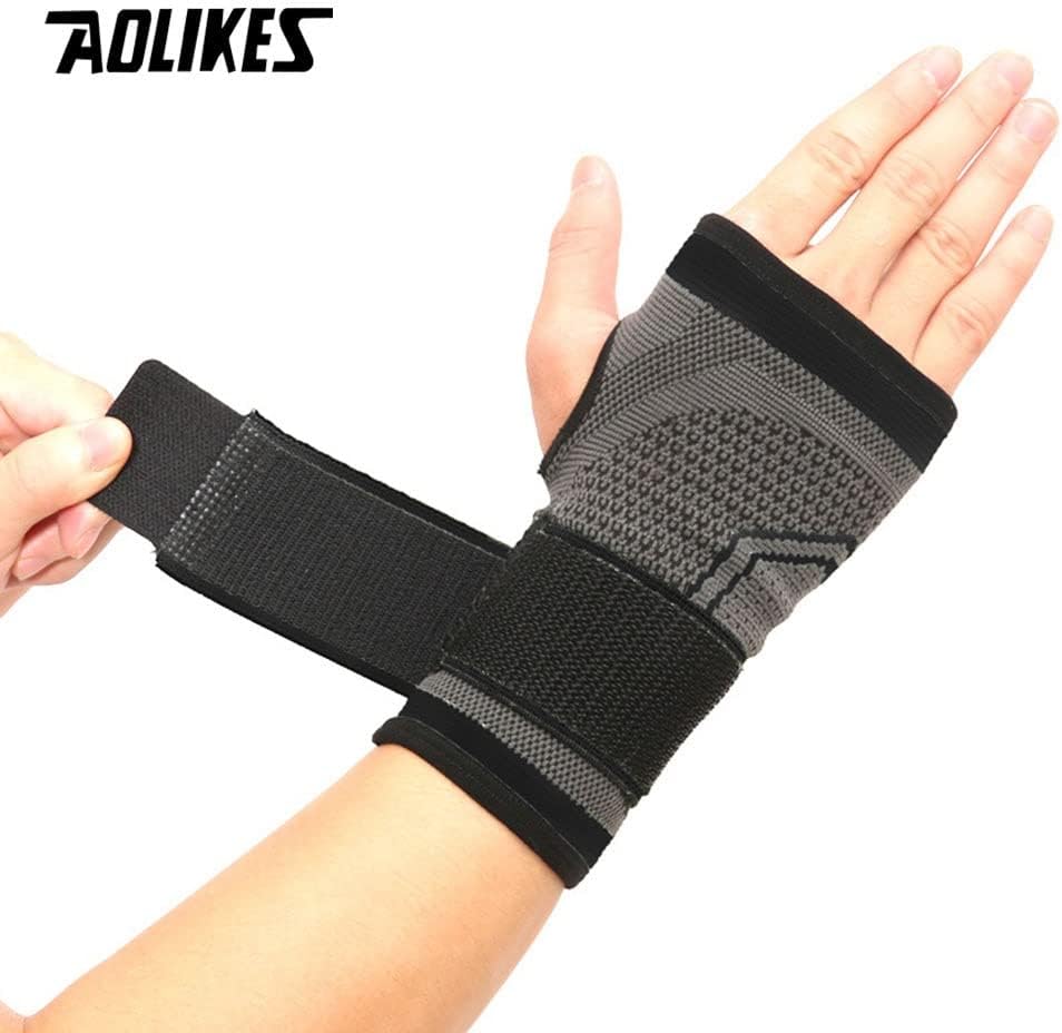 1PCS High Elastic Bandage Fitness Yoga Palm Wrist Powerlifting Gym Palm Pad Protector1 件 高 弹性 绷 带