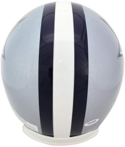 Cowboys Emmitt Smith HOF 2010 assinado Riddell em tamanho grande capacete PSA/DNA - Capacetes NFL