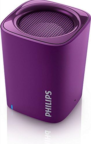 Philips BT100V/27 Mini -alto -falante Bluetooth portátil sem fio,