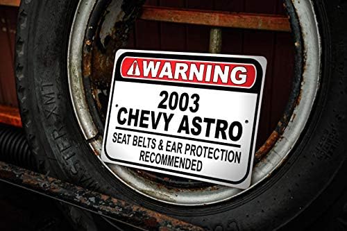 2003 03 Chevy Astro Seat Belt Recomendado Sinal rápido do carro, sinal de garagem de metal, decoração de parede,