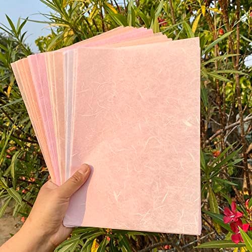 50 folhas A4 finas finas de papel de amoreira lençóis arte washi washi design artesanato artes de
