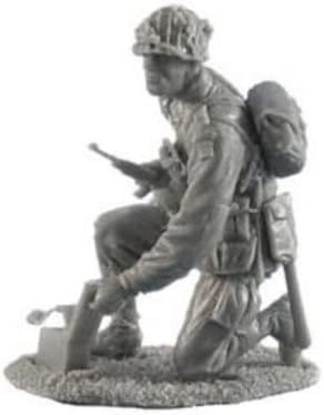 1/35 WWII Soldier Resin Kit de resina Figura Miniatura Partes // i5jh-3