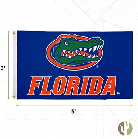 Bandeiras da Universidade da Flórida dupla face Uf Gators Banners poliéster interno externo 3x5