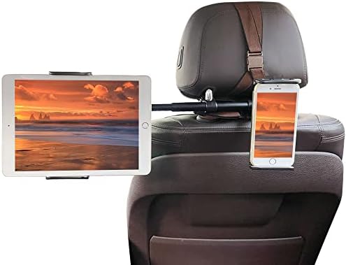Zanoly Car -Arete de cabeça de montagem Montante Backseat Stand Berço para iPad Pro Air Mini |