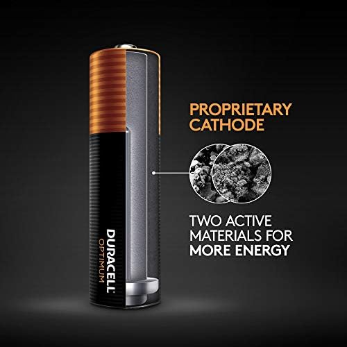 Duracell - Baterias alcalinas AA Coppertop e baterias AAA ideais | 6 Pacote de contagem | Power