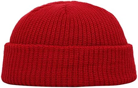 Kimloog Slouchy Winter Hat, chapéus de clima frio masculino Chapéus de malha quente Capinho de crânio Cap bico de malha masculino