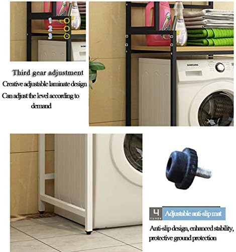 HOKCUS Multifuncional arruela de lavadora de prateleira armações de armazenamento para higiênicas