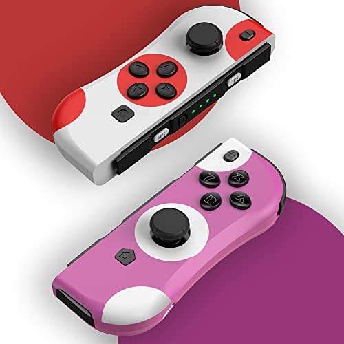 Controladores Joy-Pad para Nintendo Switch, Controladores esquerdo e direito com cinta, substituição para Nintendo