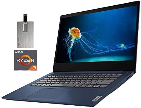 2021 Lenovo Ideapad 3 14 Computador de laptop FHD, 3ª geração da AMD Gen Ryzen 3-3250U, RAM de 8 GB, 1