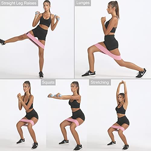 Bandas de resistência da geeice para pernas e bunda, bandas de exercícios de exercícios definem 3 níveis