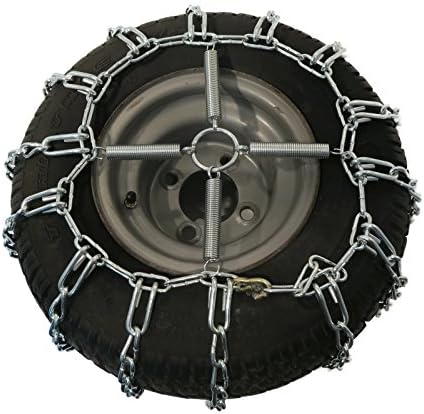 As cadeias e tensionadores de pneus da ROP Shop 2 Link 23x10.5x12 para tratores de jardim os pilotos de neve