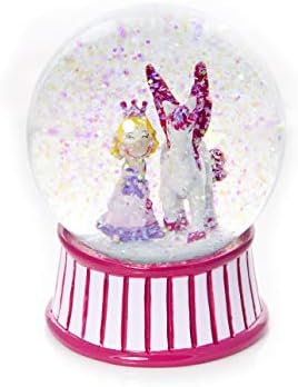Presentes de Mousehouse Globe Girls Girls Snow Globe com princesa e unicórnio