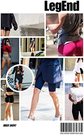 Legend Women's 2 pack nua sentimento de shorts de ioga macia amanteigada - 3 / 8 Alta cintura Treino de moto de