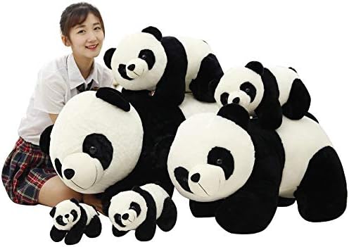 Srliwhite gigante panda boneca boneca panda travesseiro brinquedo de pelúcia