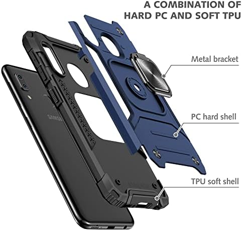 Caixa Ultra Slim Compatível com Caixa de Telefone Samsung Galaxy A20E com PC e TPU Caixa de telefone Forte