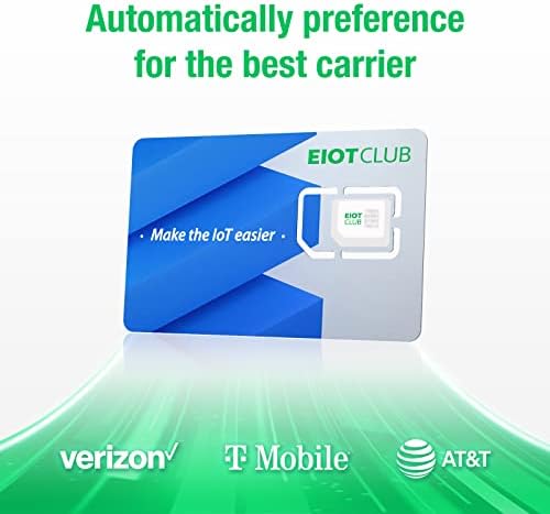 Apoie a verizon att t -mobile EiotClub Data SIM CARD - USA Cobertura sem contrato 4G LTE Celular