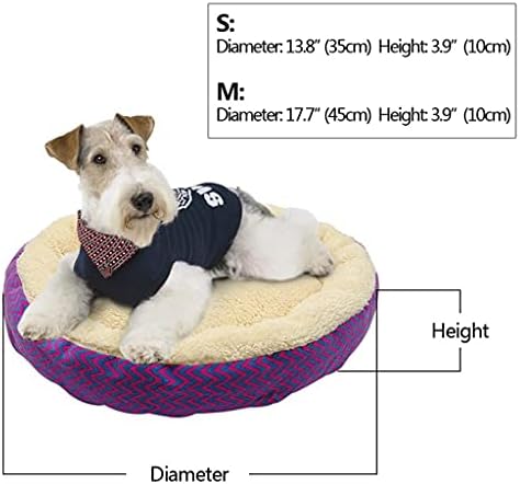 N/A Rould Bed Bed Dog House Gatos dobráveis ​​macios Dormindo Mat Cushion Ninho quente Kennel Pet Mat Puppy Nest