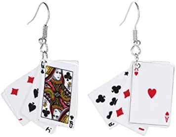 Criatividade Poker Groto irregular Brincos de simulação Cartões de jogo Funny Exageration For