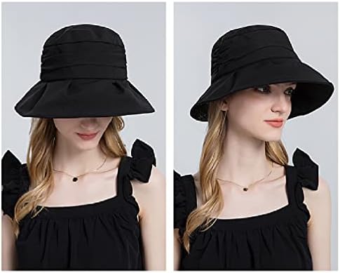 Docila chapéu de balde com estilo elegante para mulheres algodão simples Caps de pescadores leves