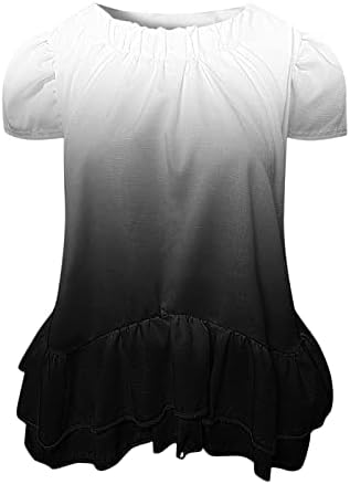 Camisetas para mulheres de manga comprida Mulheres elegantes top tes estampas florais de manga curta