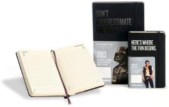 Moleskine 2013 Star Wars Limited Edition Daily Planner, 12 meses, bolso, preto, capa dura