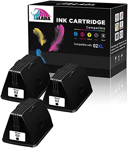 Cartuchos de tinta compatíveis com jalada Substituição para HP 02 para o Photosmart D7155 D7160 D7245 D7255 D7363
