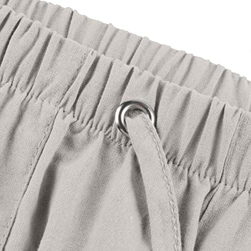 Ymosrh shorts grandes e altos calças naturais de qualidade contemporânea de qualidade macia bolso macio shorts