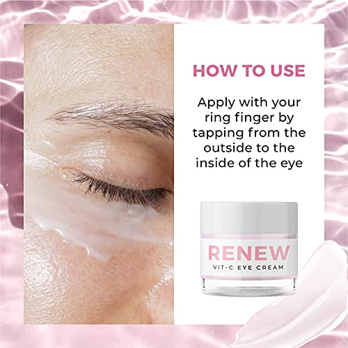 Teami Renuw Eye Cream - Produtos para cuidados com a pele facial - Sob creme para os olhos para círculos escuros
