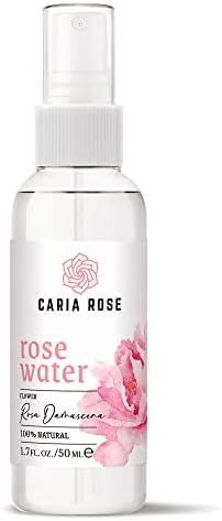 Névoa de spray hidratante para água de rosas para rosto e cabelo | Toner de água de rosas