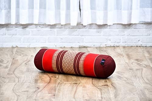 Leewadee grande reforço de ioga-almofada de tubo de retenção de forma para meditação, reforço para