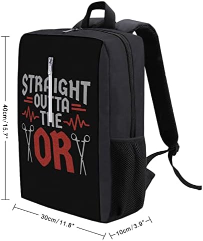 Enfermeira direto para a mochila ou laptop Durável Bolsa de computador de negócios de 15,7 polegadas com