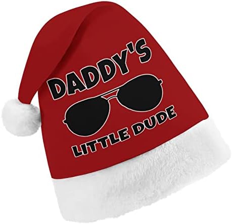Padtle Little Cara de Natal Chapéu Personalizado Papai Noel Decorações engraçadas de Natal