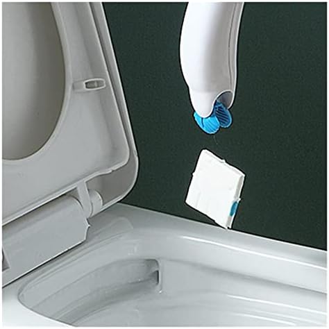 Escova de vaso sanitário de cama, escova de vaso sanitário descartável com limpeza de limpeza de parede líquida