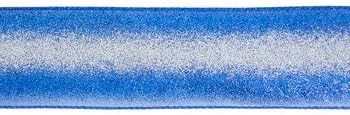 Azul e prata Glitter Wired Edge Sheer Ribbon - 2 1/2 Artesanato de Artesanato de Natal Projetos DIY 10 jardas