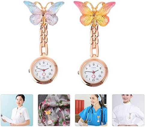 Popetpop masculino masculino Relógios de 2pcs Relógios de enfermagem com lojas de butterflies de lojas de desenho