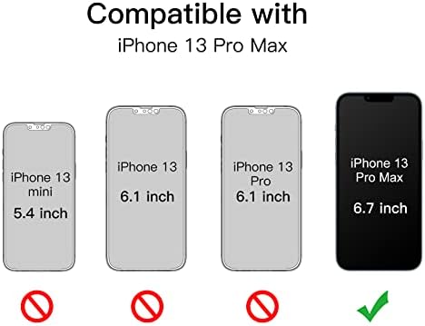 Jetch Glitter Case para iPhone 13 Pro máximo de 6,7 polegadas, Bling Sparkle à prova de choques do