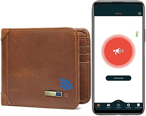 Anti-Perd Bluetooth Wallet Tracker & Finder GPS Position Locator de carteiras masculinas Rastreamento minimalista