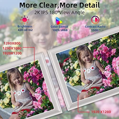 11 polegadas quadro digital quadro de imagem Digital SRGB 1920x1280 FHD IPS LCD TOQUE TOME, WIFI 2.4G & 5G,