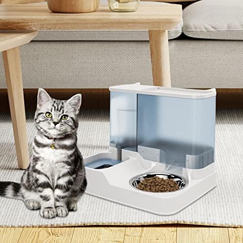Weilaikeqi Dispensador automático de cão Distribuidor de gatos alimentador de gatos comendo e